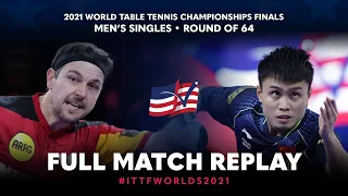FULL MATCH | BOLL Timo (GER) vs ZHOU Qihao (CHN) | MS R64 | #ITTFWorlds2021