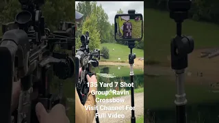 135 yard 7 shot group, Epic Ravin Crossbow Performance