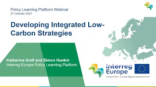 Developing integrated low carbon strategies