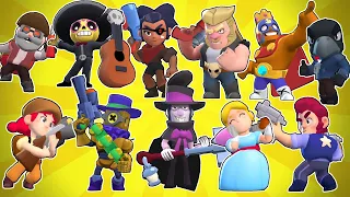 All Removed Brawler & Skin Models in Brawl Stars