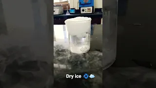 Dry ice...in water