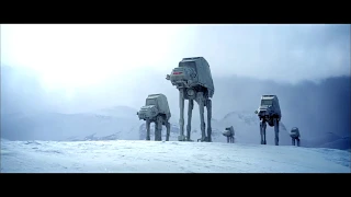 Star Wars The Empire Strikes Back Imperial Walkers Attack Clip (HD)