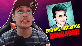 ROUBARAM MEU CANAL COM 200 MIL INSCRITOS! DIH, DIHLOUCURA