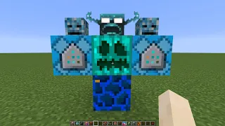 what if you create an ICE WARDEN CREEPER in MINECRAFT
