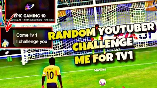 1v1 with random Pro YouTuber 😲😱 | FIFA mobile h2h challenge match