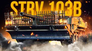 STRV 103B (снайпер) - ПЕРДИМ ИЗ КУСТИКОВ | ИГРА В 4.500+ DMG от УШАСТОГО СНАЙПЕРА