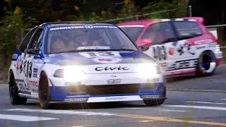 【直管快音VTECマシン多数‼️】ホンダワンメイクレース搬出 シビック HONDA one make race exit  EF9 EG6 EK9 straight pipe exhaust JDM