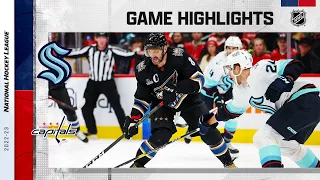 Kraken @ Capitals 12/9  | NHL Highlights 2022