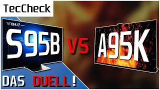 Samsung S95B vs. Sony A95K: Das DUELL! | Ausstattung & Bildqualität | Welcher QD-OLED-TV ist BESSER?