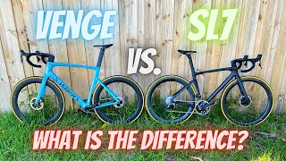 Specialized S-Works Venge vs. NEW Tarmac SL7 (WHICH MODEL IS FOR YOU!?) *DIFFERENCES*