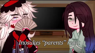 Inosuke's mother+Douma react to Inosuke || Demon Slayer ||