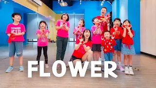 Flower by Jisoo | zumba kids｜K-POP | 兒童舞蹈｜綠動能｜Choreo by Jenny.H