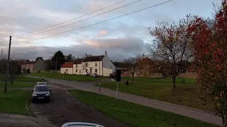 Wokka Wokka! 2x Chinooks Low Over Quiet Village