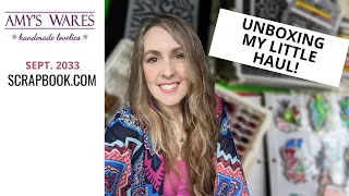 Unbox with Me! Scrapbook haul with an EXCITING NEW TO ME PRODUCT!