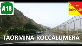 (I),Autostrada A18 Messina-Catania , tratto Giardini Naxos-Roccalumera .