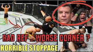 JOSE ALDO's CORNER was AT FAULT for SCARY LATE STOPPAGE | UFC 251 vs. Petr Yan