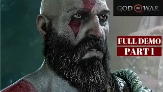 God Of War Gameplay Walkthrough Part 1 - Kratos Son FULL DEMO (PS4 PRO)