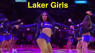 Laker Girls (Los Angeles Lakers Dancers) - NBA Dancers - 2/2/2022 4th QTR dance performance