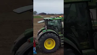 John Deere 6230R!!! 😈🤩 #johndeere #agriculture #farming #tractors #tractorvideo #agri #fyp