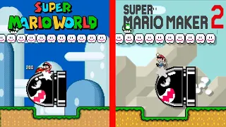 Recreating Super Mario World's Yoshi Island 1 in Super Mario Maker 2 (SMW Style)