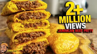HOW TO MAKE JAMAICAN BEEF PATTIES | Meat Pie | Street Food | Jamaican Beef Patty Recipe  | Hawt Chef