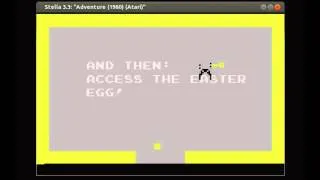 Achieving Victory and Accessing the Easter Egg in Adventure (Atari, 1980)