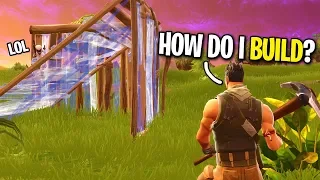 PRETENDING TO BE A FAKE NOOB ON FORTNITE... (HE TAUGHT ME HOW TO BUILD)