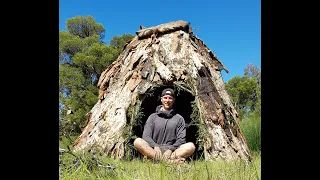 Bushcraft - How to make a dome shelter!