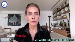 Veja vídeo que Maitê Proença gravou para Regina Duarte