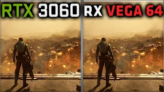 RTX 3060 vs RX VEGA 64 Benchmark – 65 Tests