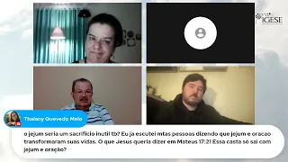 O jejum seria um sacrifício inútil? Jorge Elarrat,  Álvaro Mordechai e Prof. Severino Celestino