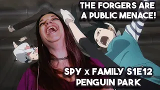 Lauren Reacts! SpyxFamily S1E12 'Penguin Park' *In which the Forgers continue to be a public menace*