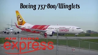 Air India Express Boeing 737-800/Winglets Take-off @ Toronto Pearson Int'l May 11, 2016