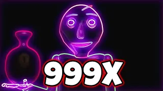 Baldi's New Vase Vocoded To Gangsta's Paradise, Miss The Rage, Giorno's Theme but 999x speed