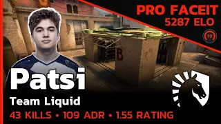 Patsi Liquid DOMINATES MIRAGE with 43 KILLS!🔥 w/s1ren (MIRAGE) FACEIT LVL 10  / CSGO POV