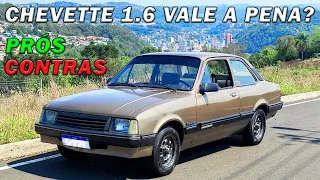 PRÓS E CONTRAS DO CHEVETTE SL 1.6 - VALE A PENA HOJE? OPINIÃO DO DONO