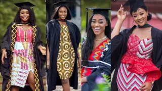 Kente graduation dress styles for beautiful women