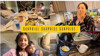 EXPRESSO MACHINE NOW AT HOME | SURPRISE DINNER WITH FAMILY | HAPPY TIME