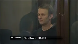 Russian opposition leader Aleksey Navalny released on bail