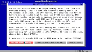 Installing MS-DOS 7.10