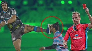 Most Deserving Rugby RED CARDS! | BRUTAL HITS & HEAD CLASH PART 3