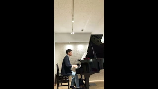 mendelssohn  piano concerto No.1  G moll op.25 andante solo  大好きな　メンデルスゾーン　ピアノ協奏曲1番ト短調第2楽章を一人で無理矢理弾く