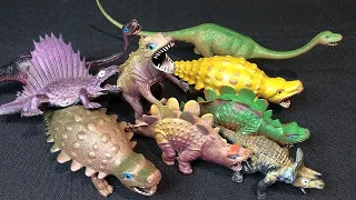 Vintage lot of Imperial and AAA Dinosaurs from the 1970s.