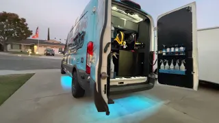 Detailing Van Setup Ford Transit 250!!