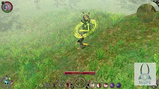 Sacred 2 lvl 75 High Elf Pyro build vs. Guardian of the forest.