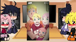 🌸🦊 Time 7+Hinata react a Narusaku (gacha club) AU 🦊🌸