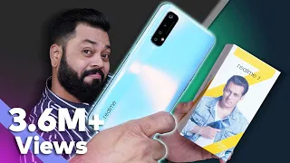 realme 7 Unboxing And First Impressions⚡⚡⚡MediaTek Helio G95, 90Hz Display, 64MP Quad Cameras & More