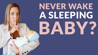 Is it true that I shouldn’t wake a sleeping baby?