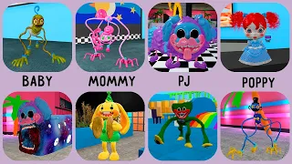 BABY, MOMMY, DADDY LONG LEGS, PJ PUG-A-PILLAR, POPPY PLAYTIME, TRAIN EATER, FNAF SECURITY BREACH...