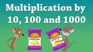 Multiplication by 10, 100 and 1000 | #aumsum #kids #science #education #children